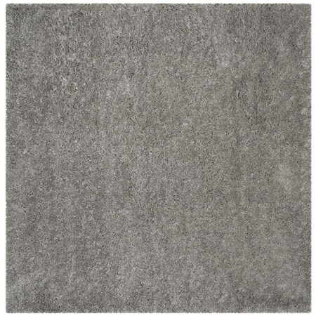 Safavieh Polar Shag Power Loomed Square RugSilver 5 ft.-1 in. x 5 ft.-1 in. PSG800D-5SQ